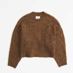 abercombie and fitch dolman cable sweater